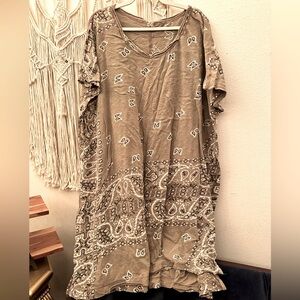 Magnolia Pearl Tee Dress Cotton OS Gently Worn 2/3 Times